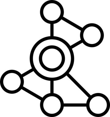 ağ bağlantısı simgesi ana hat biçiminde