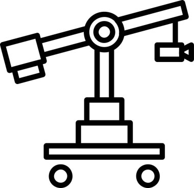 Uydu. Web simgesi basit illüstrasyon