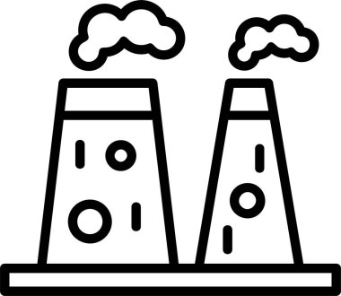 Fabrika endüstrisi simgesi