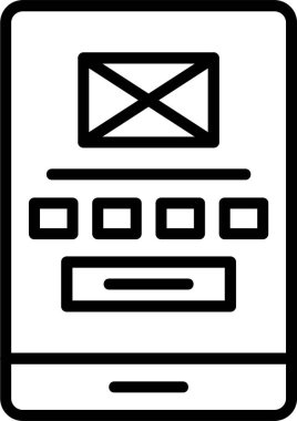 tarayıcı pencere simgesi vektör illüstrasyonu