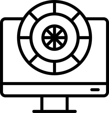 Kamera. Web simgesi basit illüstrasyon