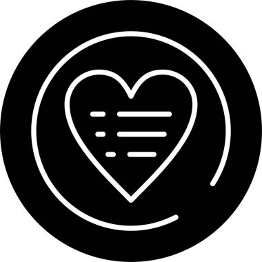vektör kalp simgesi