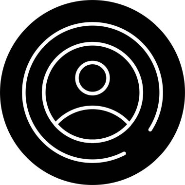 Göz simgesi vektör illüstrasyonu