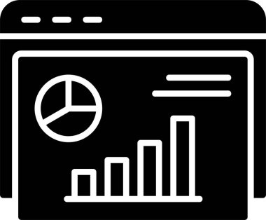 veri analiz simgesi vektör illüstrasyonu