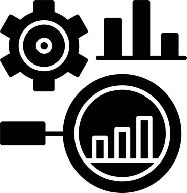 Analiz şeması diyagramı simgesi - taslak biçimi