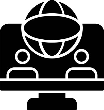 tren. Web simgesi basit illüstrasyon