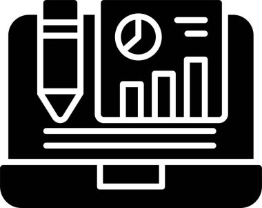 Program. Web simgesi basit illüstrasyon