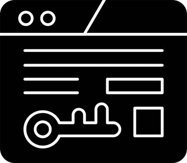 seo modern simgesinin vektör illüstrasyonu