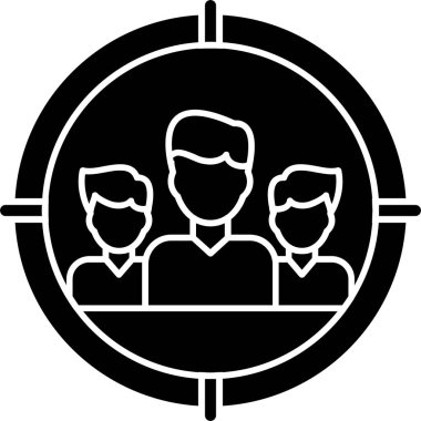 insanlar simge vektör illüstrasyonu