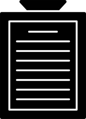 Belge. Web simgesi basit illüstrasyon