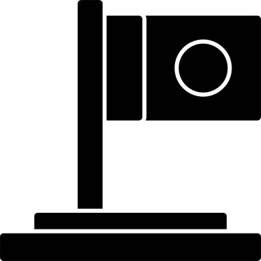 Kamera simgesi, vektör illüstrasyonu