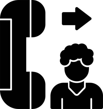 Müşteri servisi vektör simgesi