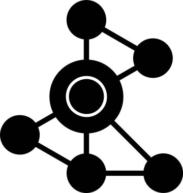 bağlantı ağı simgesi