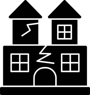 Ev simgesinin vektör illüstrasyonu