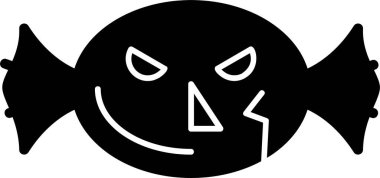 Cadılar Bayramı ikon vektör illüstrasyonu