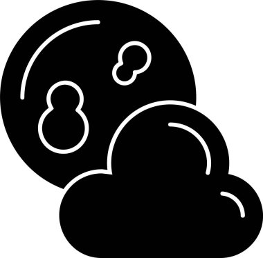 Bulut. Web simgesi basit illüstrasyon