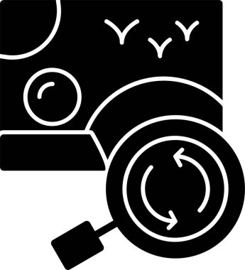 araba servisi otomobil tamir simgesi katı biçimde