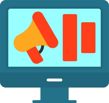 Kampanya simgesinin temel doğrusal çizimi