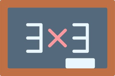 Kara Tahta simgesinin özet vektör çizimi