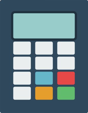 uygulama veya web sayfası için hesap makinesi resimleme 