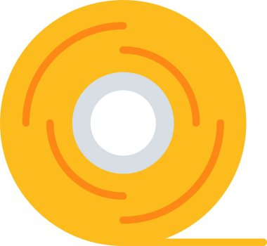 Yapışkan Teybin basit doğrusal çizimi