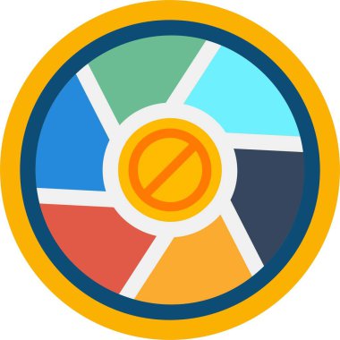 hedef simge, vektör illüstrasyonu