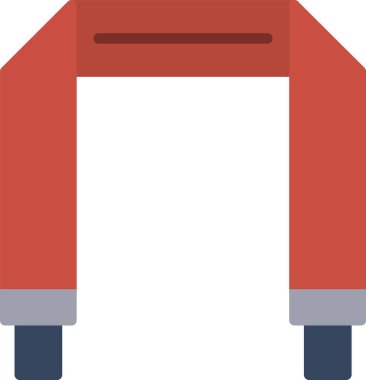 Güvenlik başlığı simgesi, düz stil