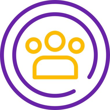 Kamera vektör çizgisi simgesine eşsiz kullanıcı