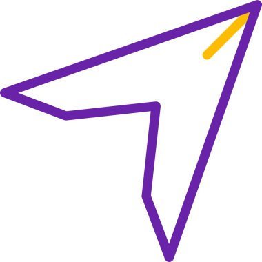 Ok aşağı simgesi. ok aşağı vektör simgesi rengi düz izole