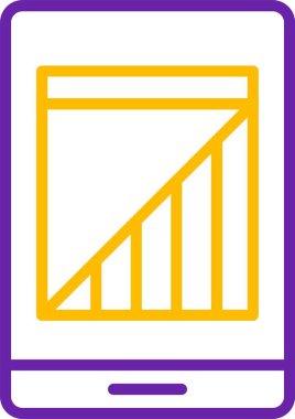 İş simgesinin vektör illüstrasyonu