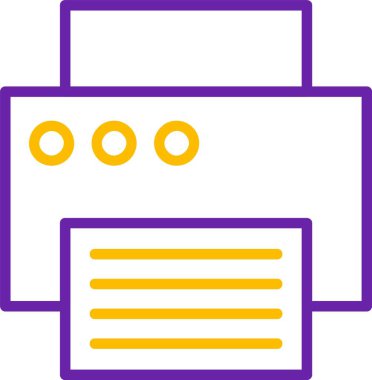 Belge. Web simgesi basit illüstrasyon