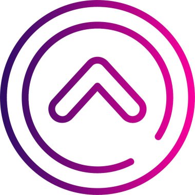 güzel yön ok çizgisi vektör simgesi