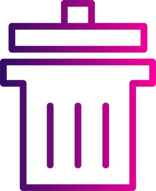 vektör çöp kutusu simgesi