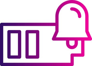 İllüstrasyon hesap makinesi simgesi gradyanı