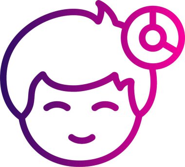 İllüstrasyon hesap makinesi simgesi gradyanı