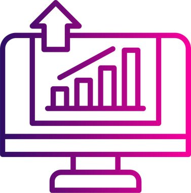 İllüstrasyon hesap makinesi simgesi gradyanı