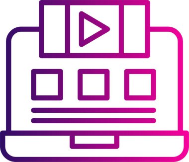 İllüstrasyon hesap makinesi simgesi gradyanı