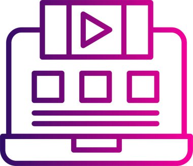 İllüstrasyon hesap makinesi simgesi gradyanı