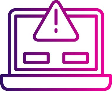 İllüstrasyon hesap makinesi simgesi gradyanı