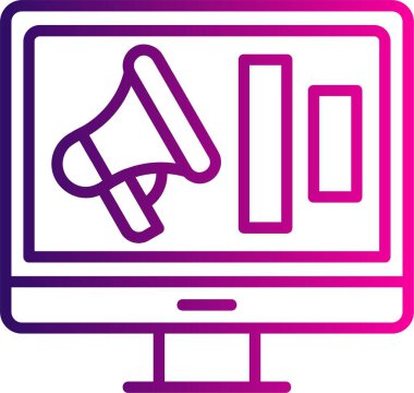 İllüstrasyon hesap makinesi simgesi gradyanı