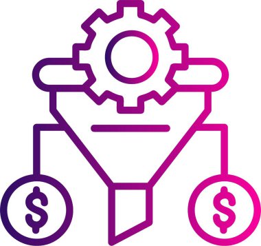 İllüstrasyon hesap makinesi simgesi gradyanı