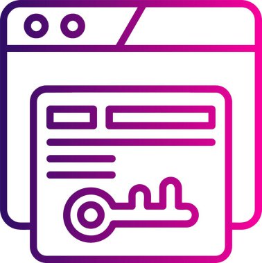 İllüstrasyon hesap makinesi simgesi gradyanı