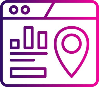 İllüstrasyon hesap makinesi simgesi gradyanı