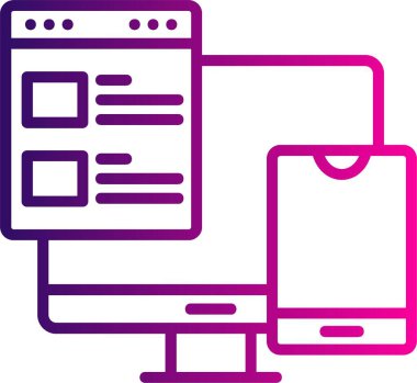 tarayıcı web simgesi basit tasarım