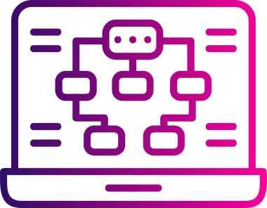 vektör sunucu illüstrasyonu