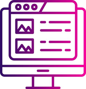 Seo simgesinin vektör illüstrasyonu