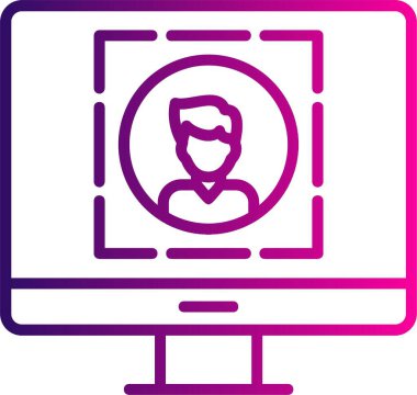 kullanıcı arayüzü simgesi. Web için kullanıcı imza vektör simgelerinin özet çizimi