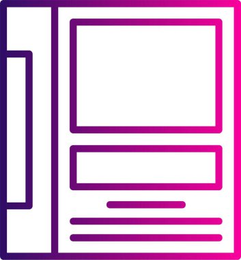 Web yerleşim simgesi, vektör illüstrasyonu