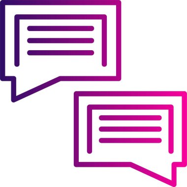 Konuşma baloncukları. vektör illüstrasyonu