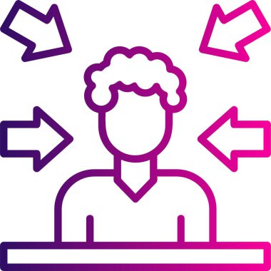 İş adamı. Basit tasarım